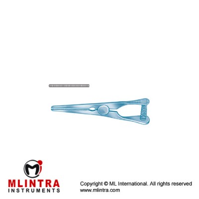 Mini-Glover Arteria Atrauma Bulldog Clamp Straight Titanium, 50 mm Jaw Length 23 mm Mini-Glover Arteria Atrauma Bulldog Clamp Straight Titanium, 50 mm Jaw Length 23 mm